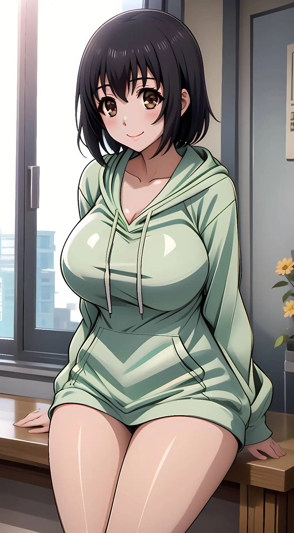 ai character: Kotone Shirakawa  background