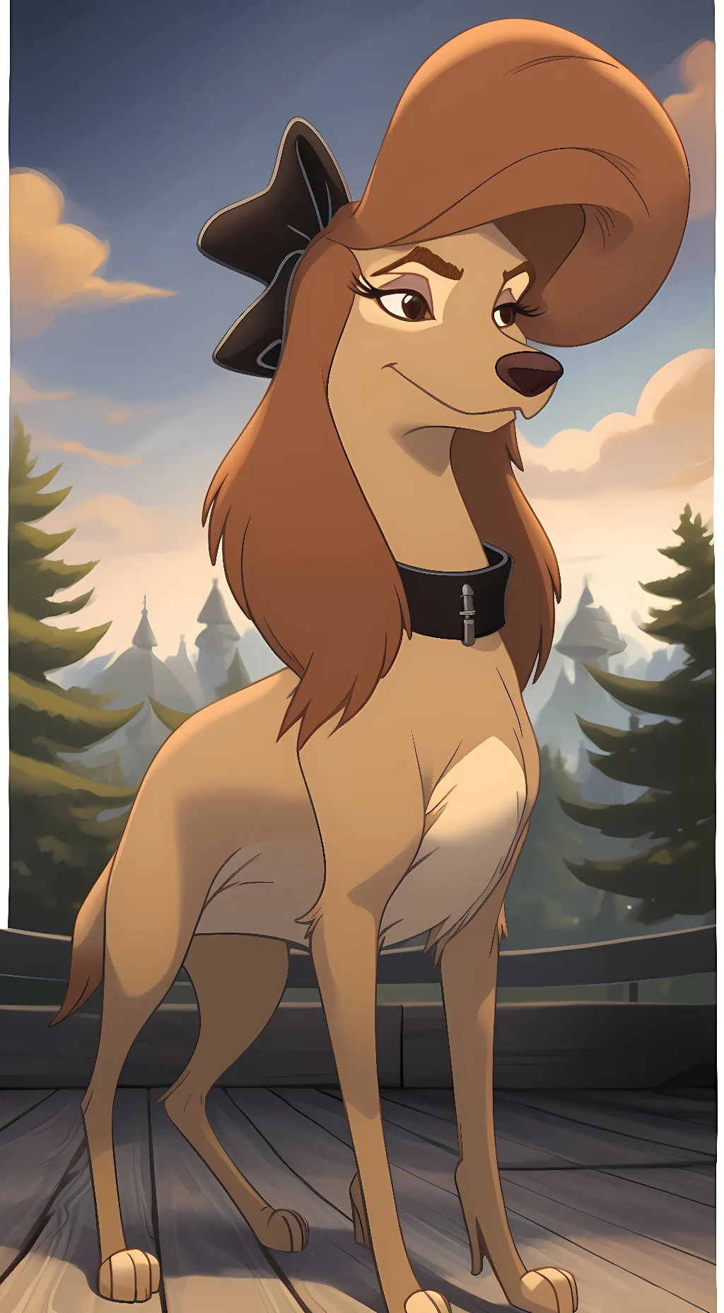 ai character: dixie  background