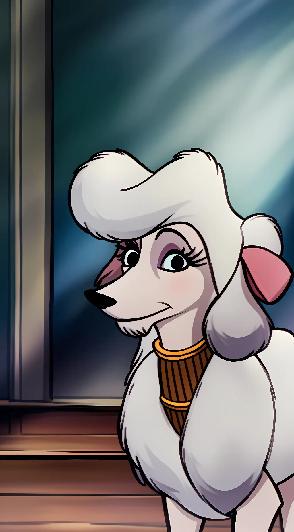 ai character: georgette  background