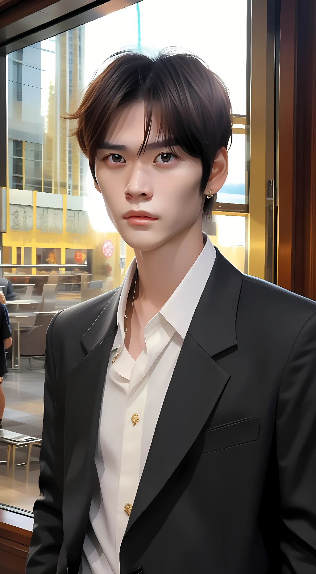 ai character: eunseok  background