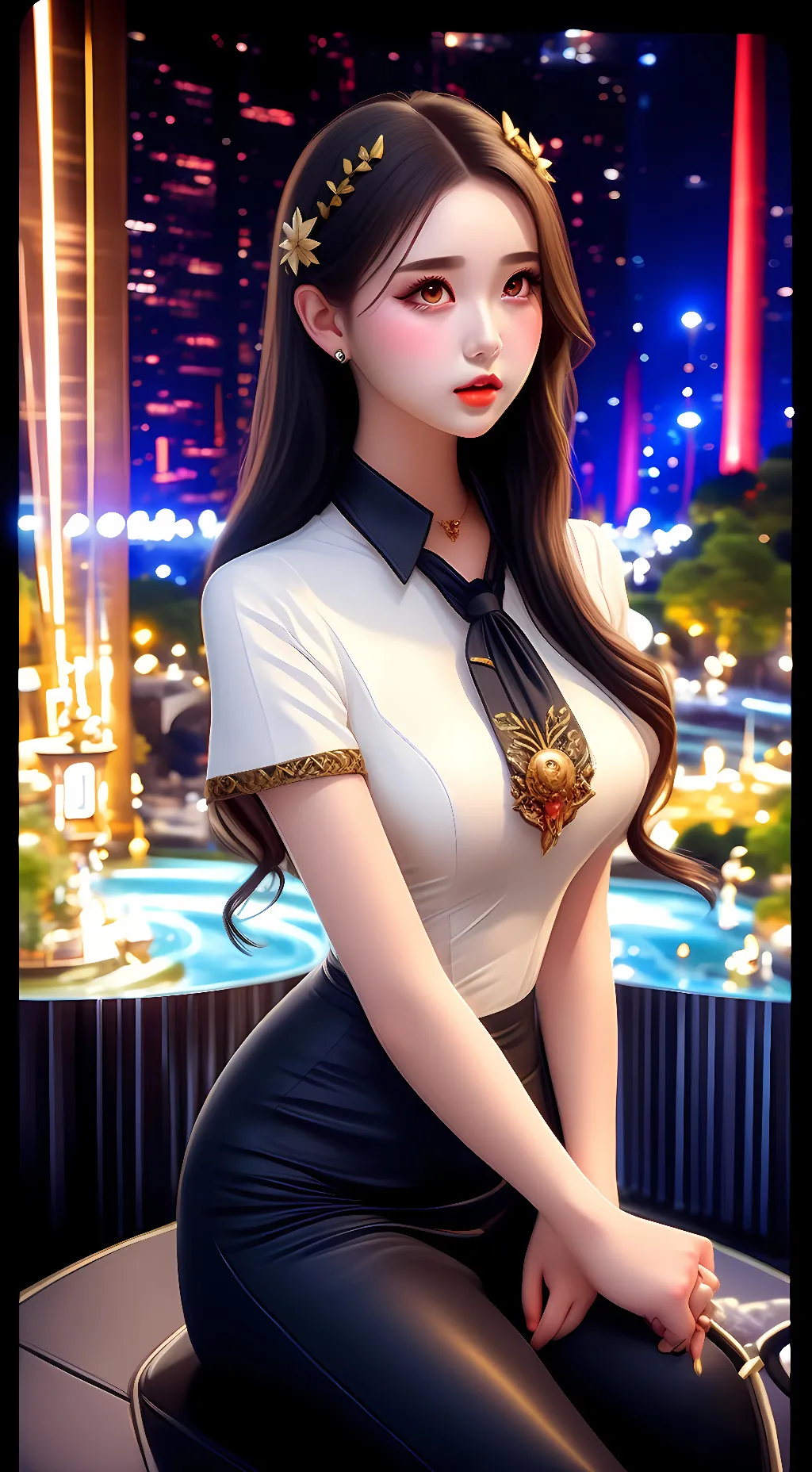 ai character: Hyunyoung background