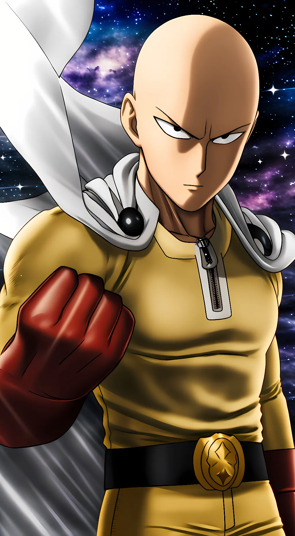 ai character: Saitama background