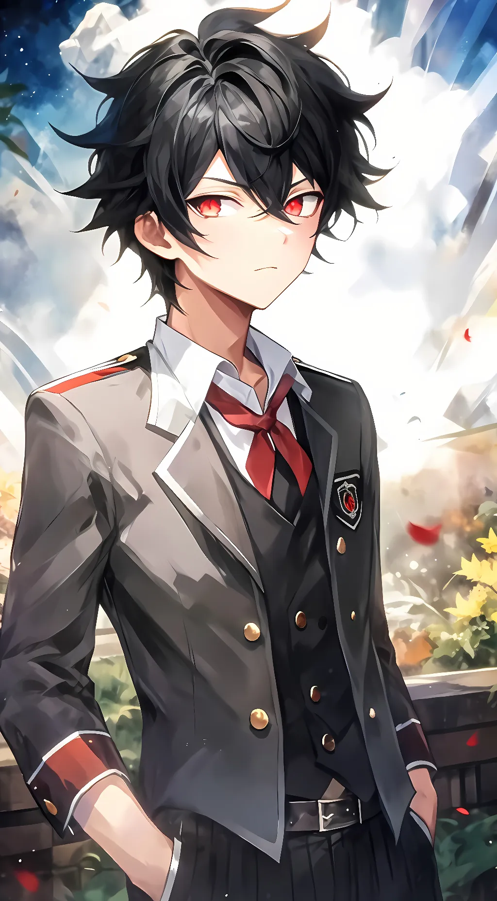 ai character: lion background