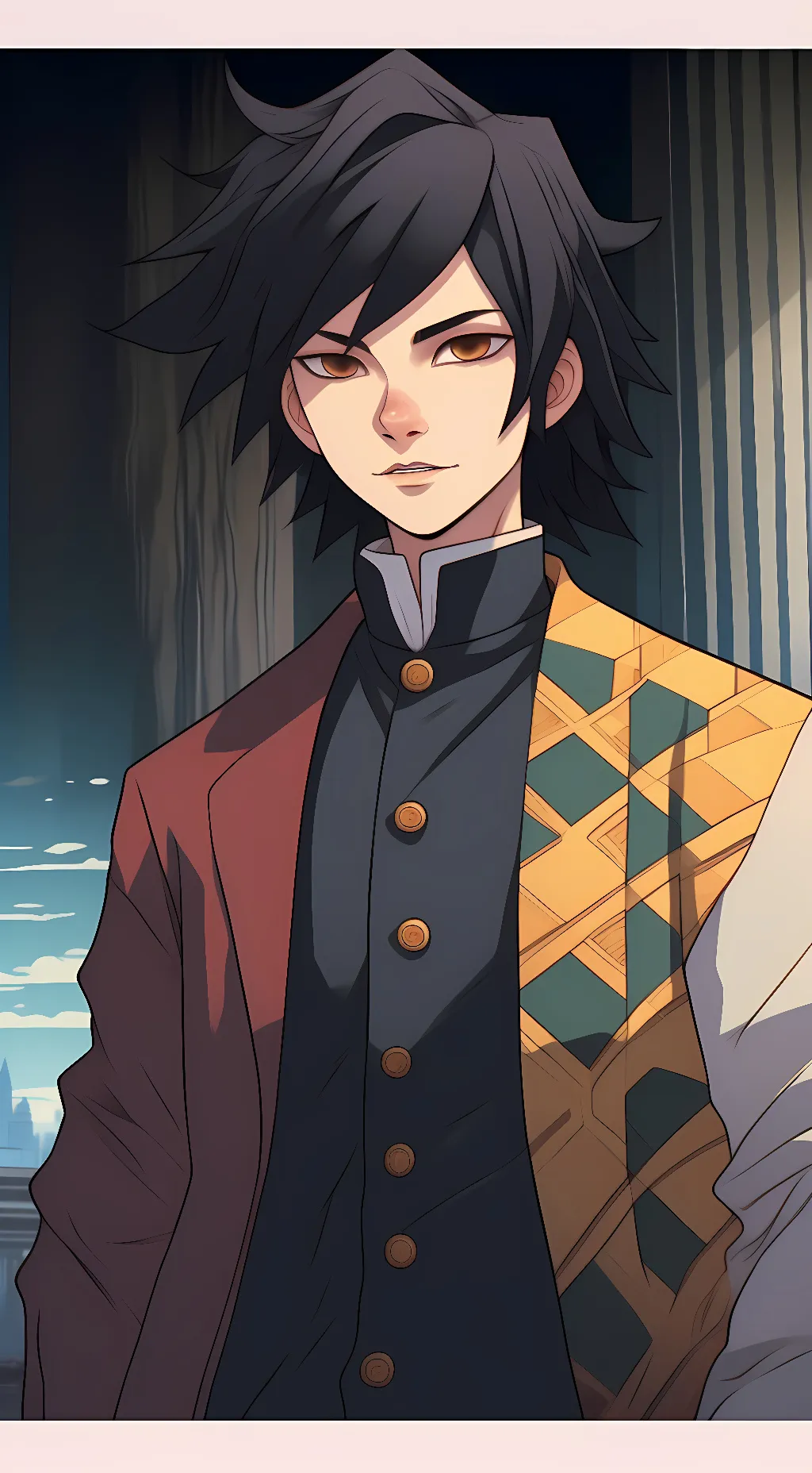 ai character: Giyuu Tomioka background