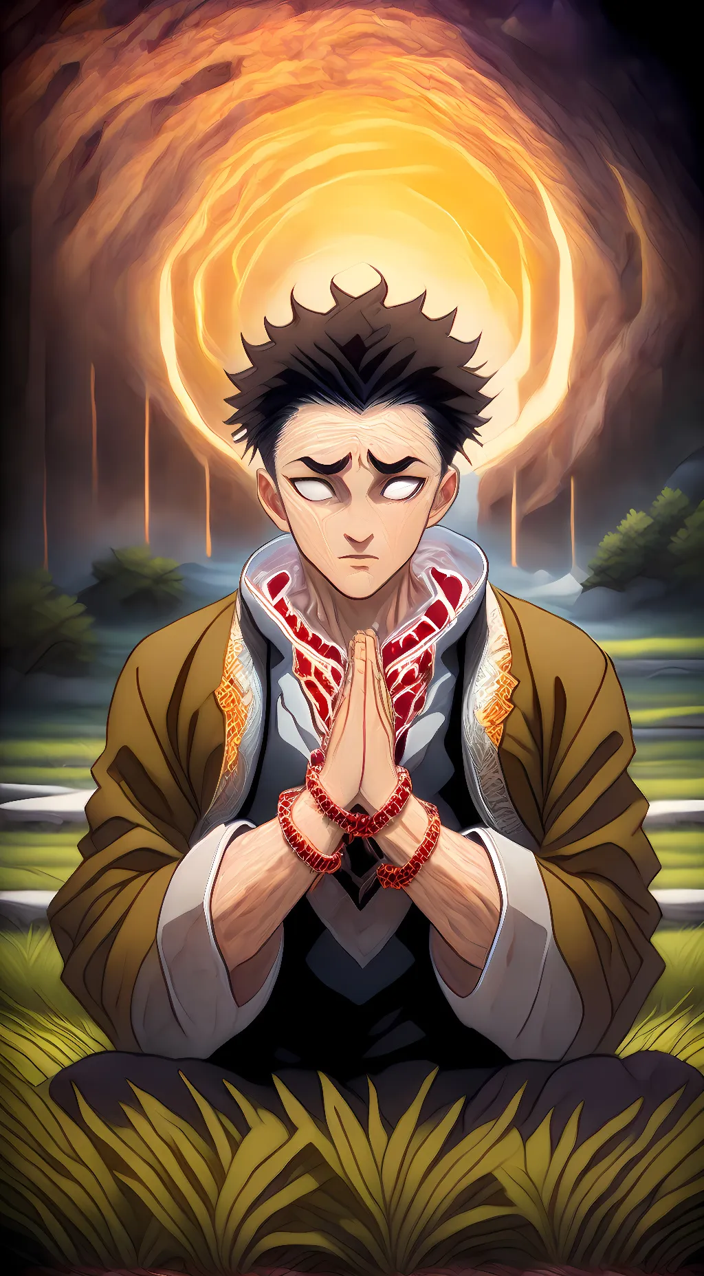 ai character: Himejima Gyomei background