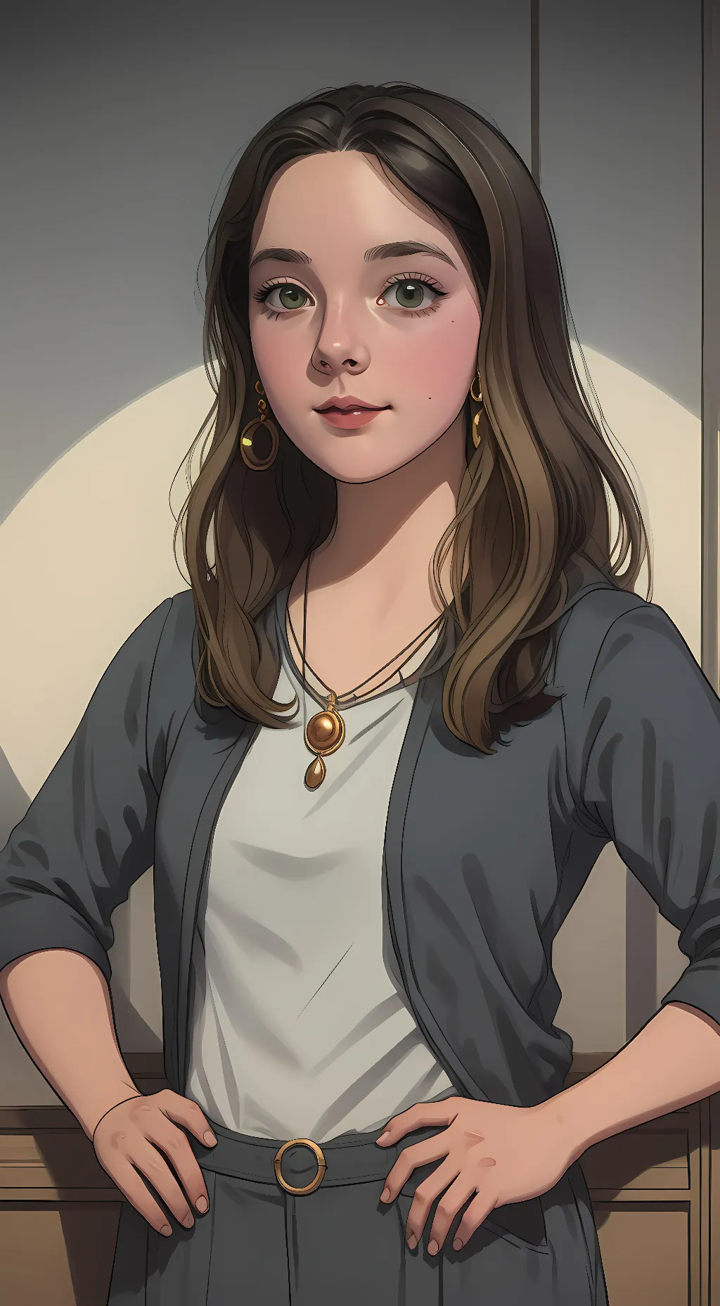 ai character: Mika background