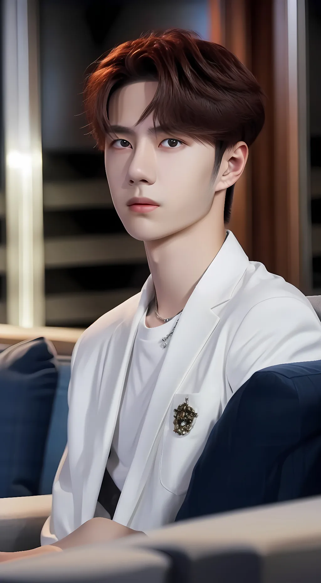 ai character: Wang Yibo-王一博 background