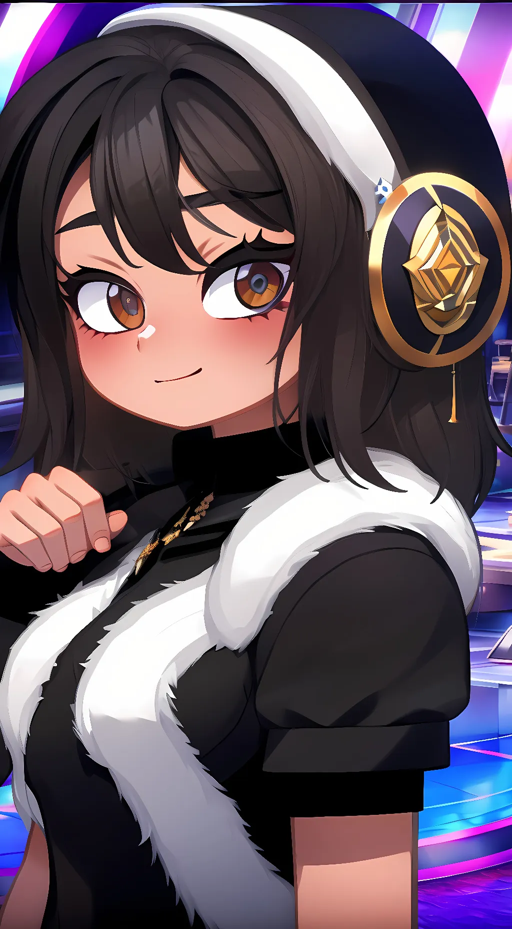 ai character: show background