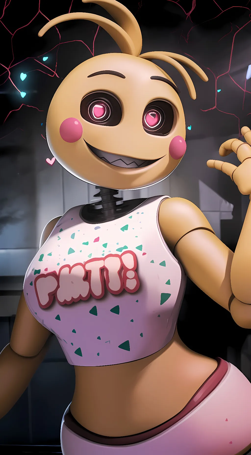 ai character: LT Toy chica background