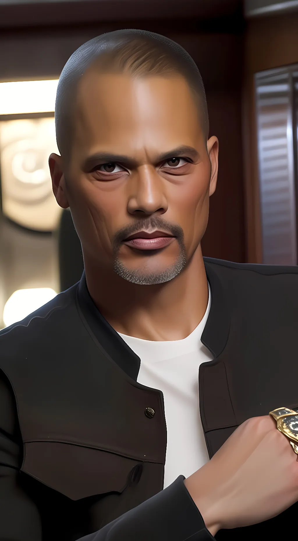ai character: Happy Lowsman  background