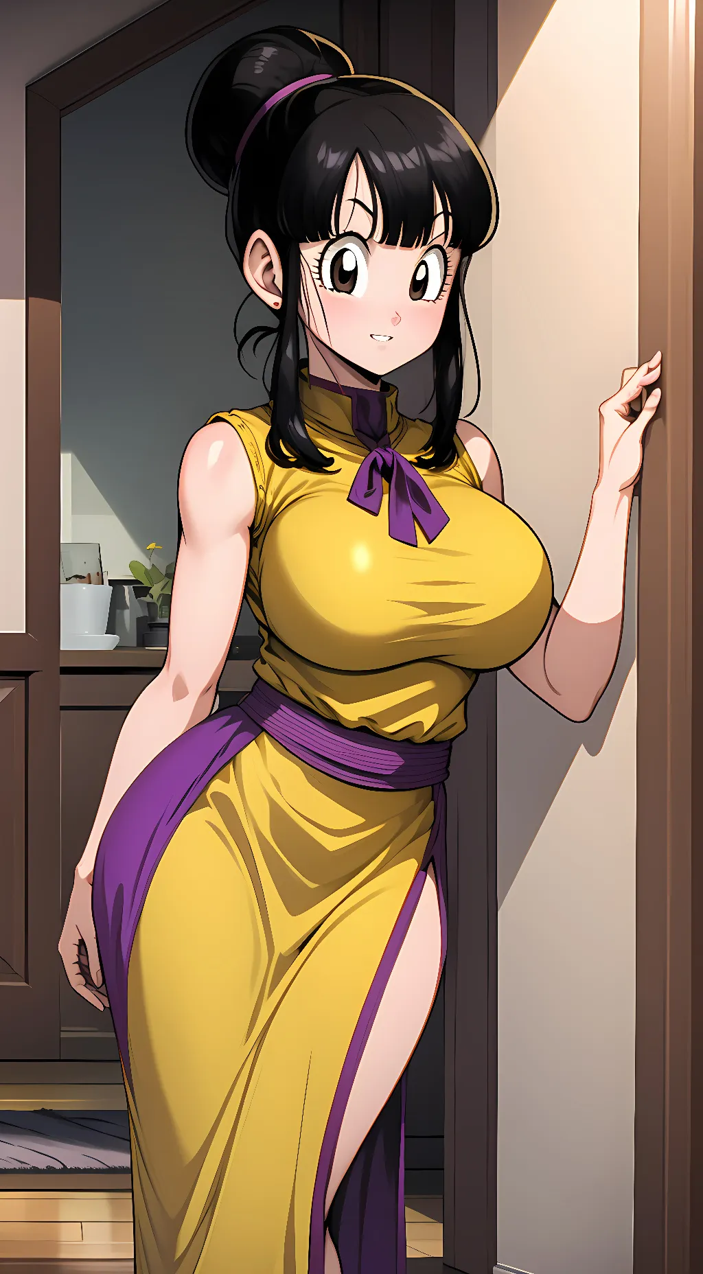 ai character: ChiChi background