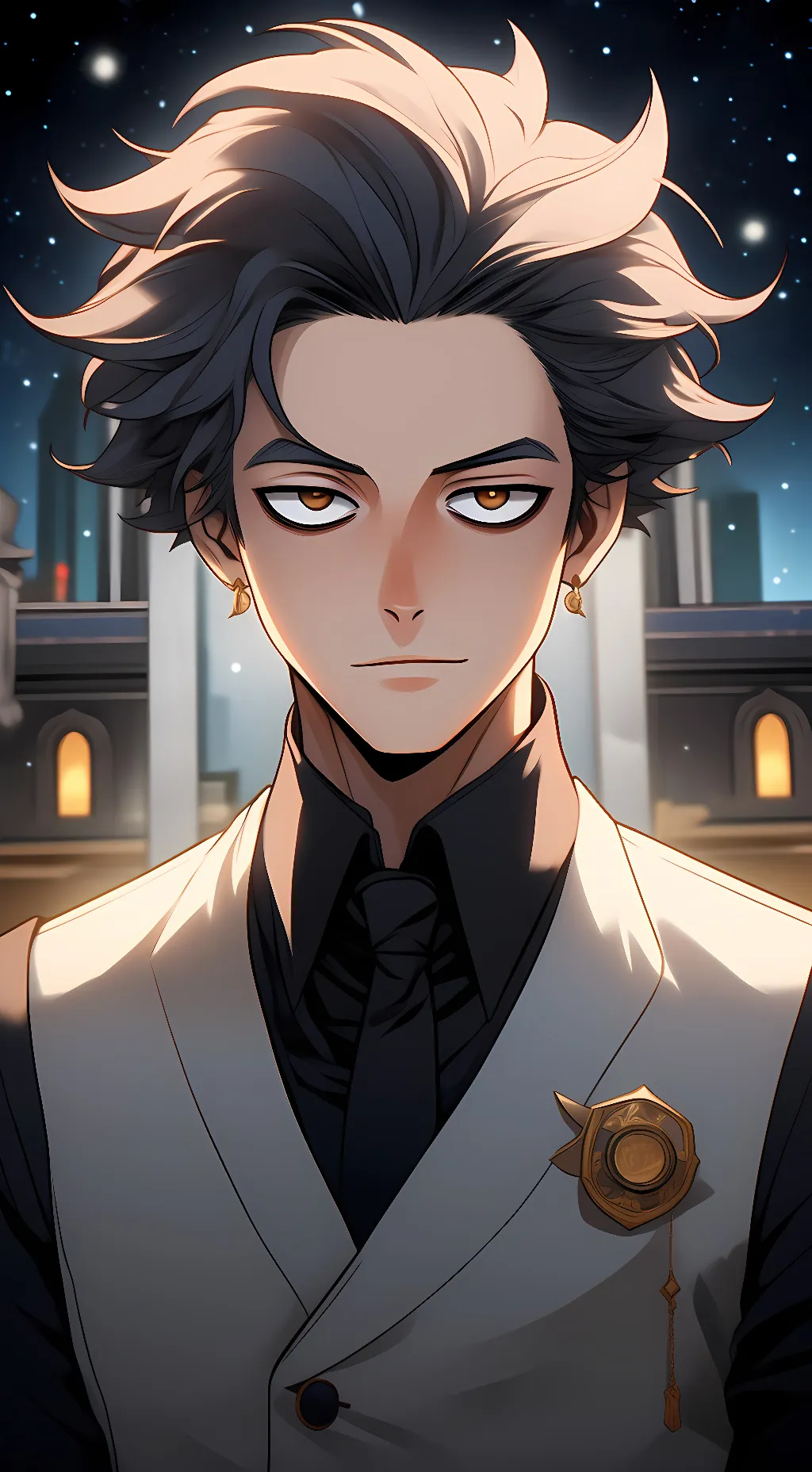 ai character: 💛💜ShinMono💜💛 background