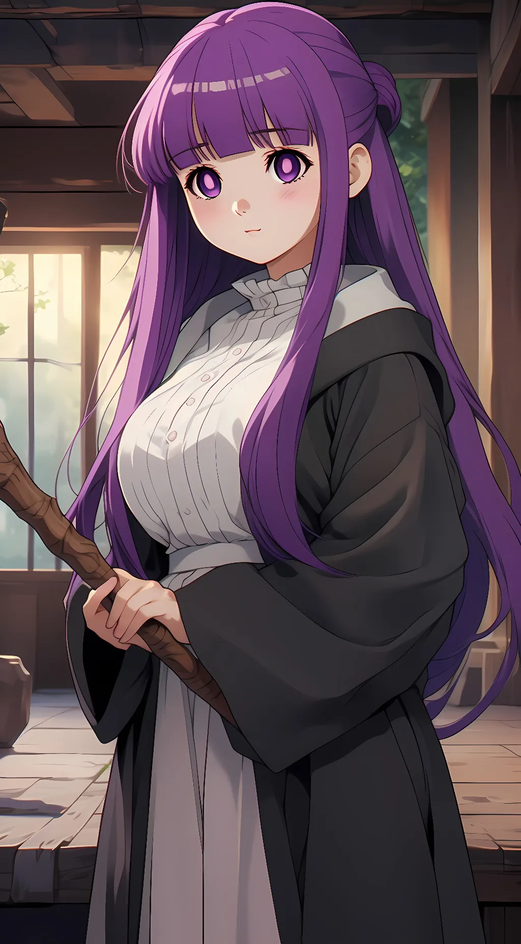 ai character: Fern background