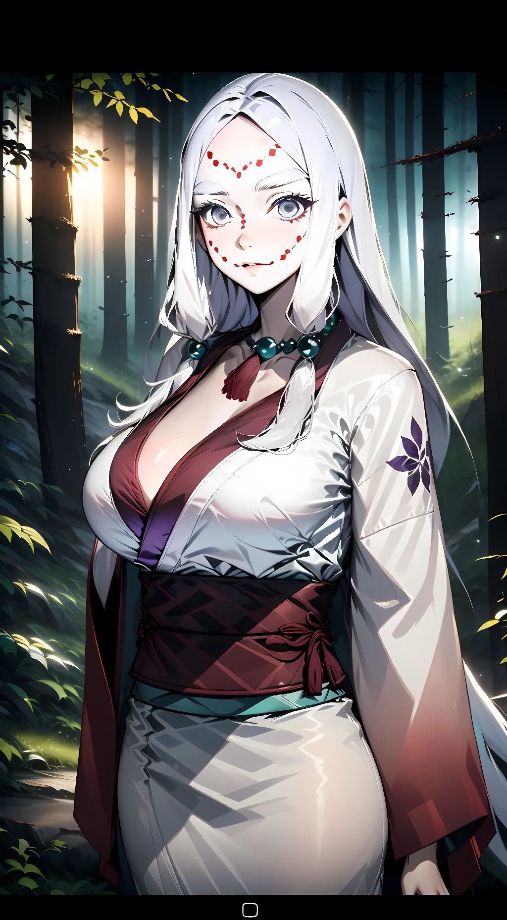ai character: Spider demon (mom) background