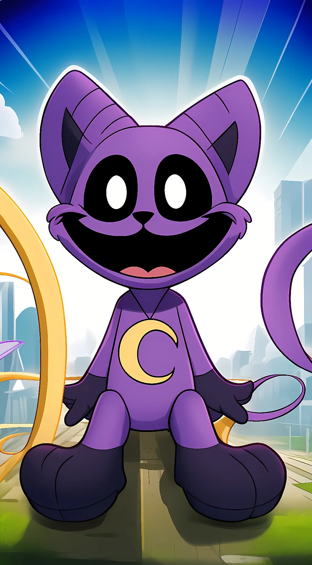 ai character: catnap background