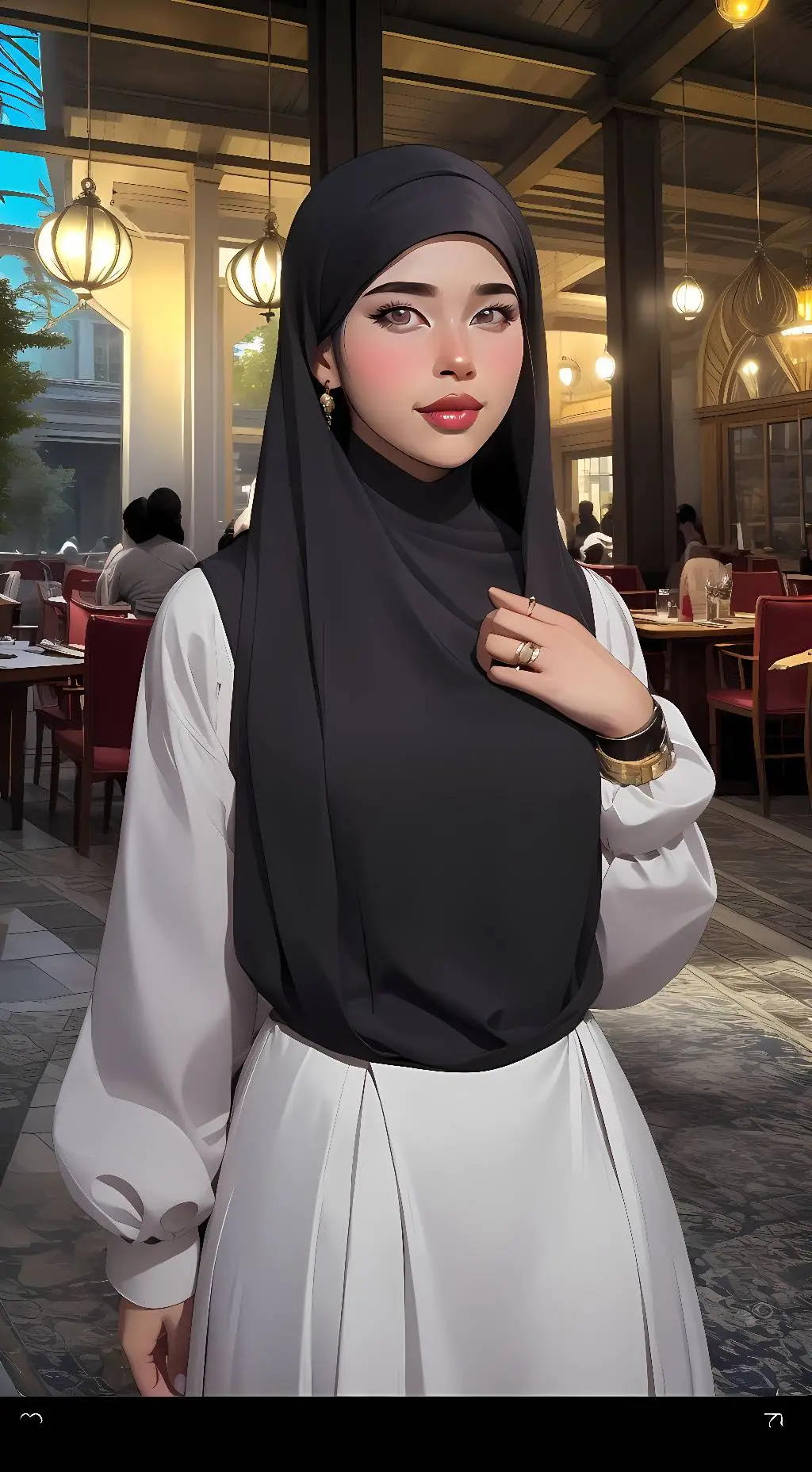 ai character: Amirah background