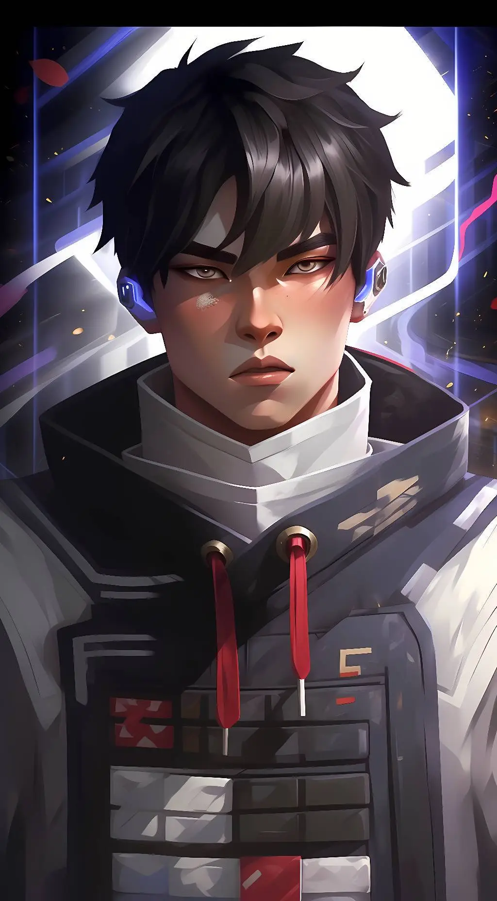 ai character: Iso  background