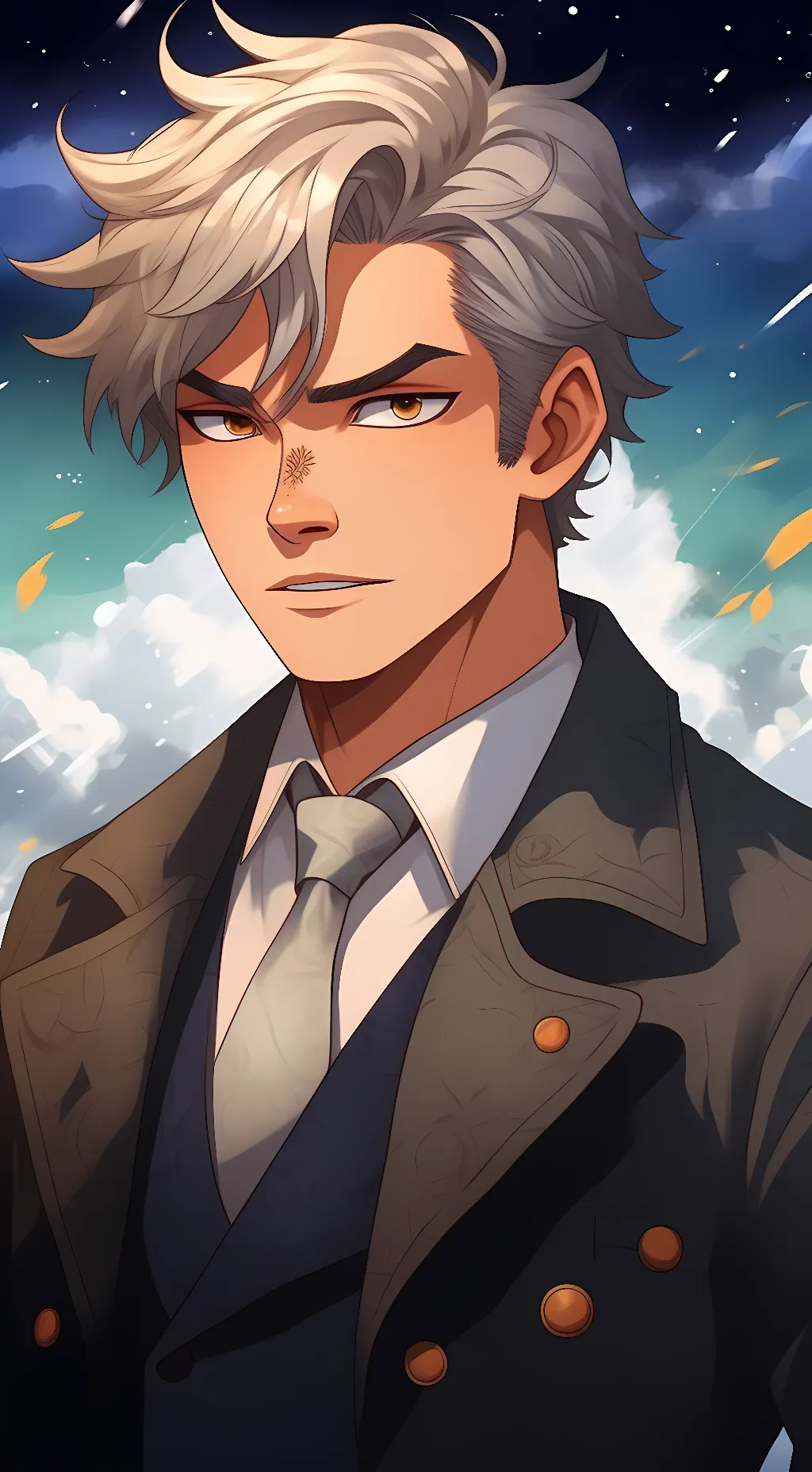 ai character: The Mafia! MHA! background