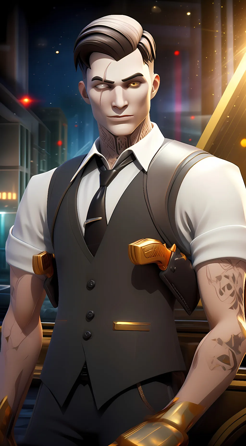 ai character: Midas  background