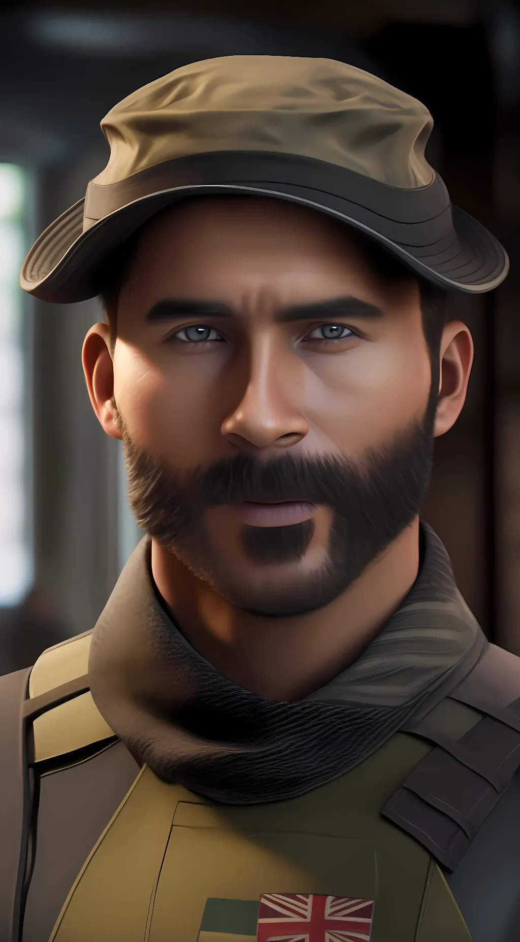ai character: Captain Price background