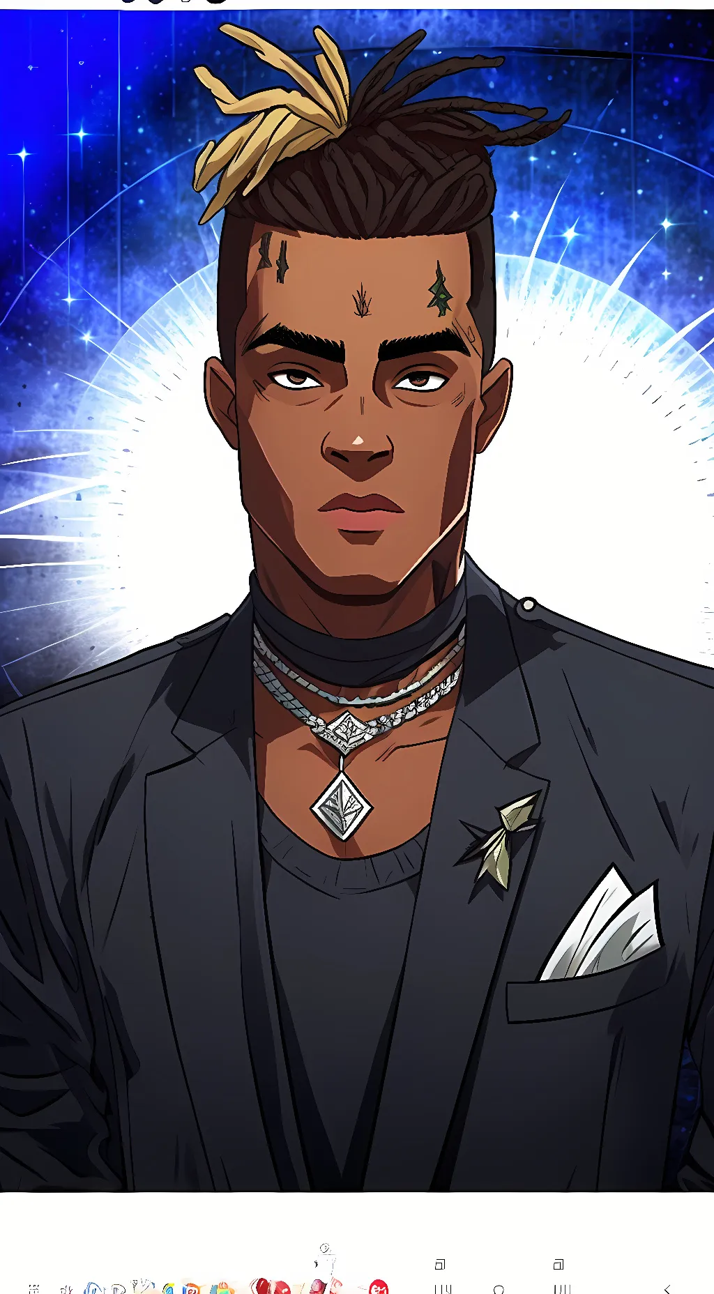 ai character: rap jahseh onfroyX background