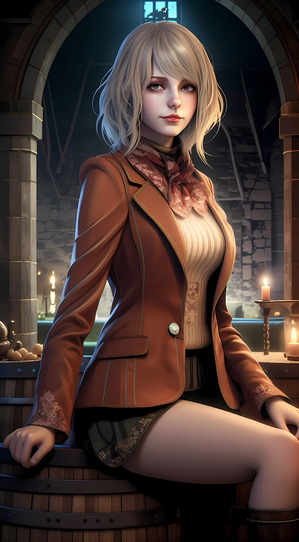 ai character: Ashley Graham background