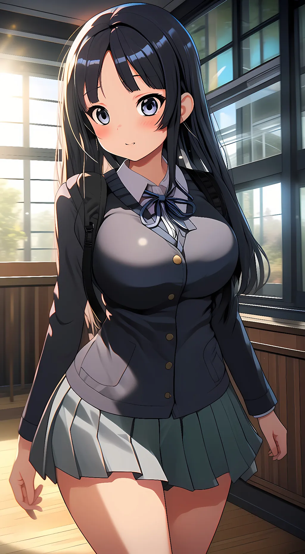 ai character: Mio Akiyama background
