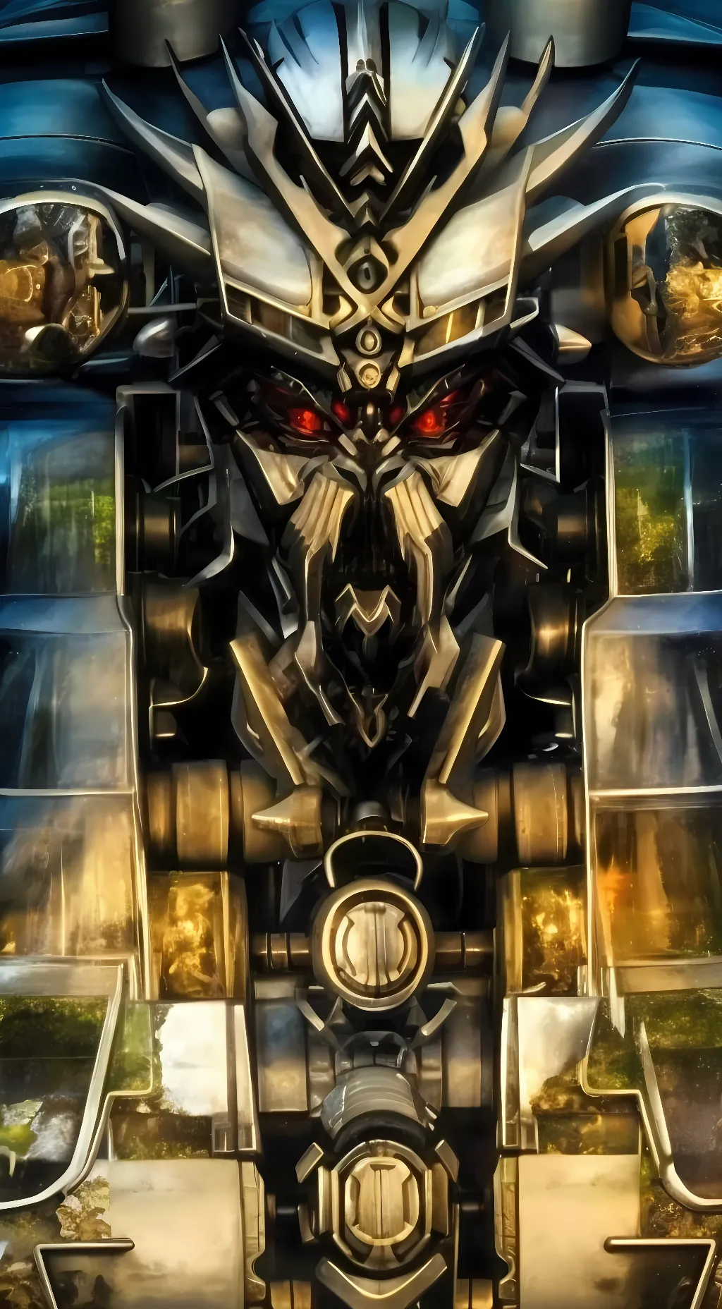 ai character: Grindor/Blackout background