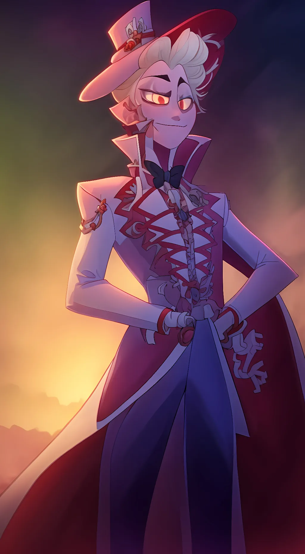 ai character: lucifer  background
