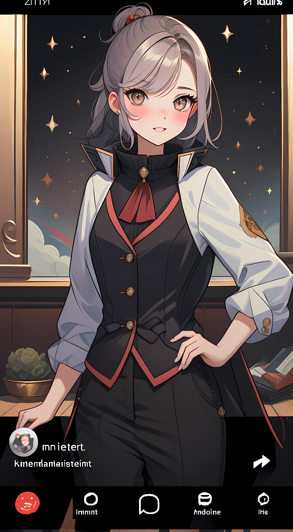 ai character: Ashley background