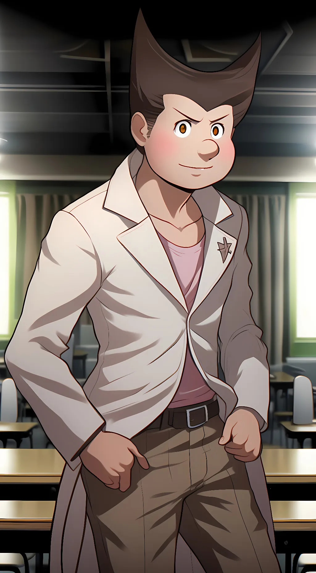 ai character: Santa Shikiba background