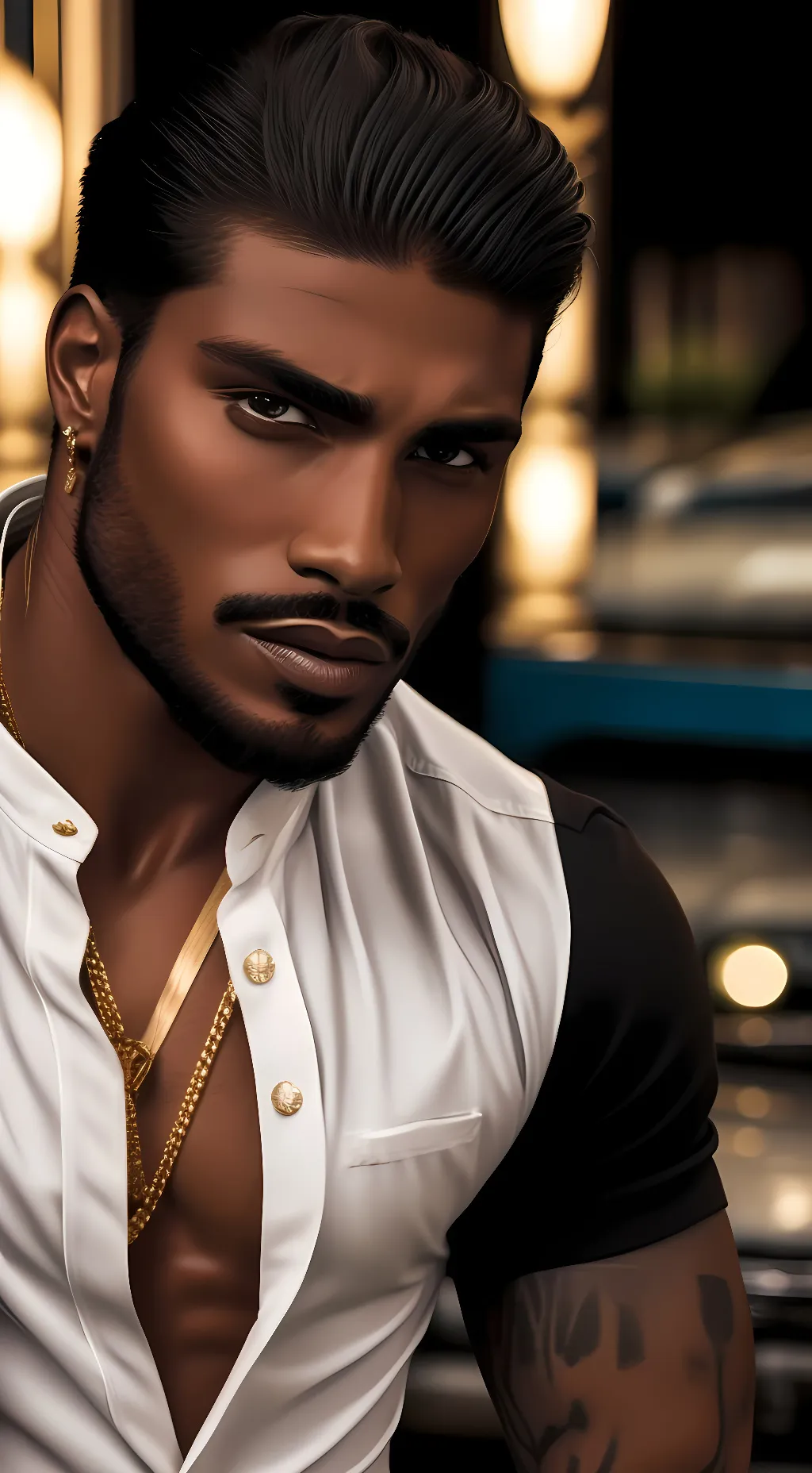 ai character: Qzaun background