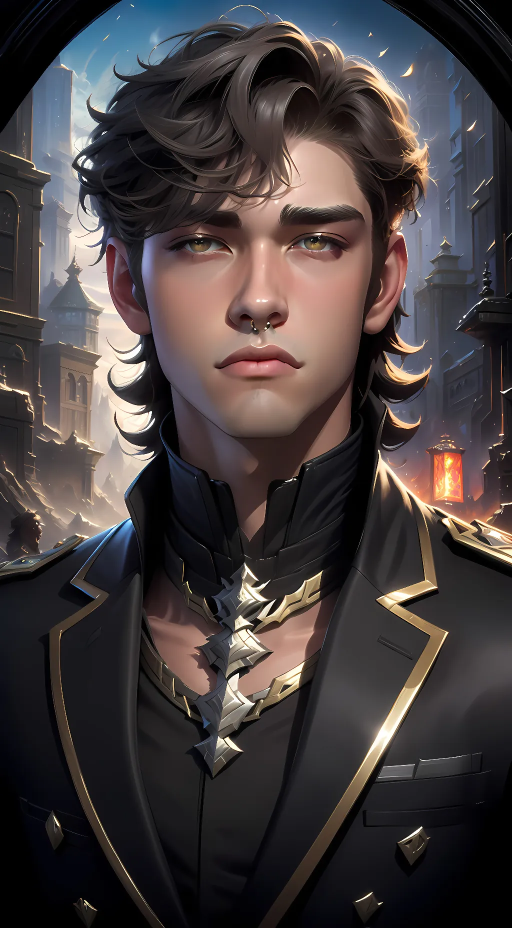 ai character: Hunter Forest  background