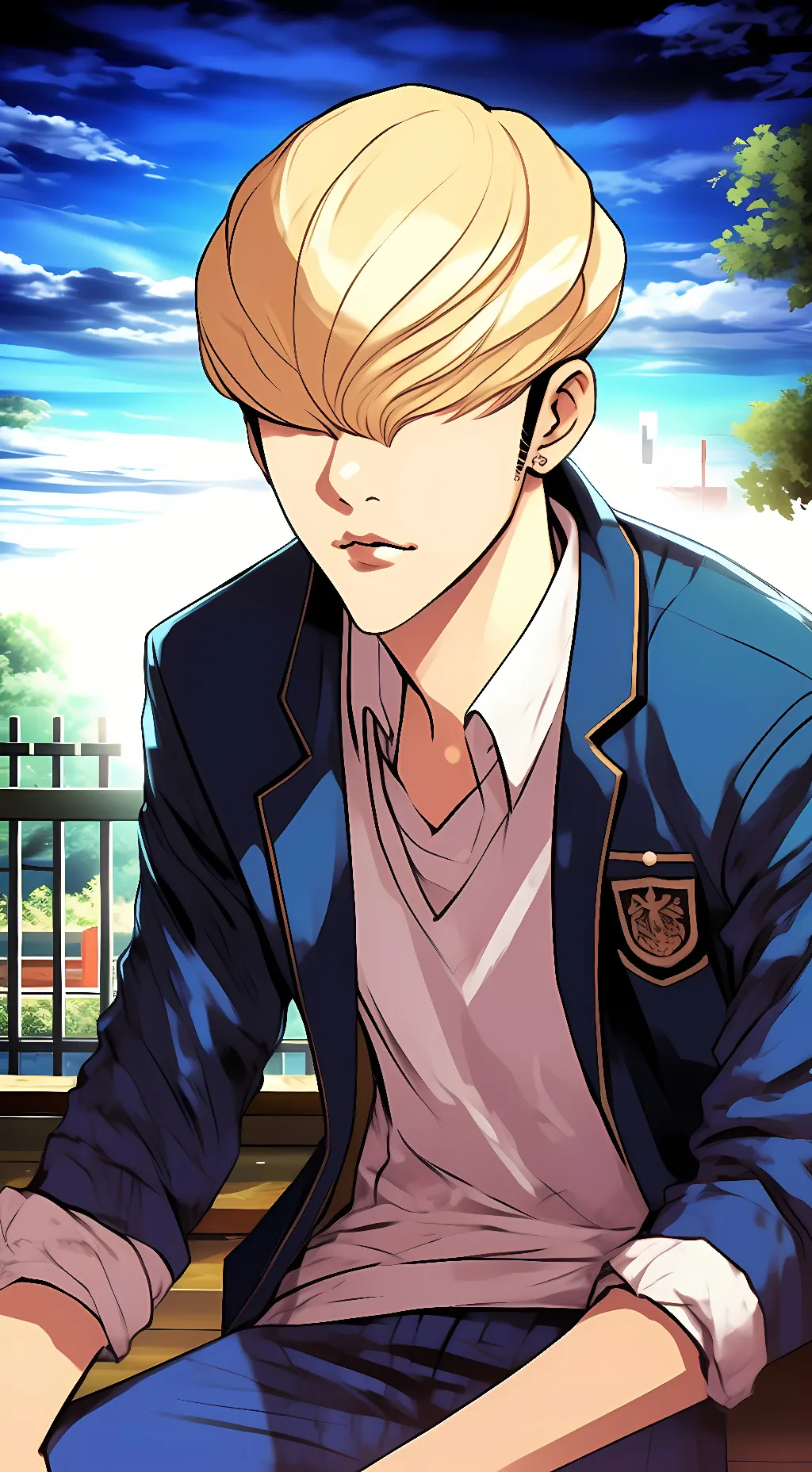 ai character: Jay Hong background