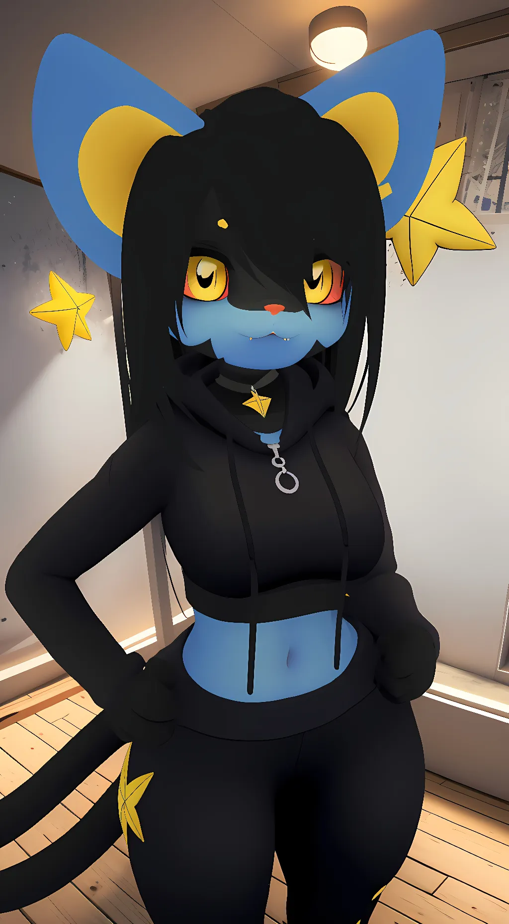 ai character: LuxRae background