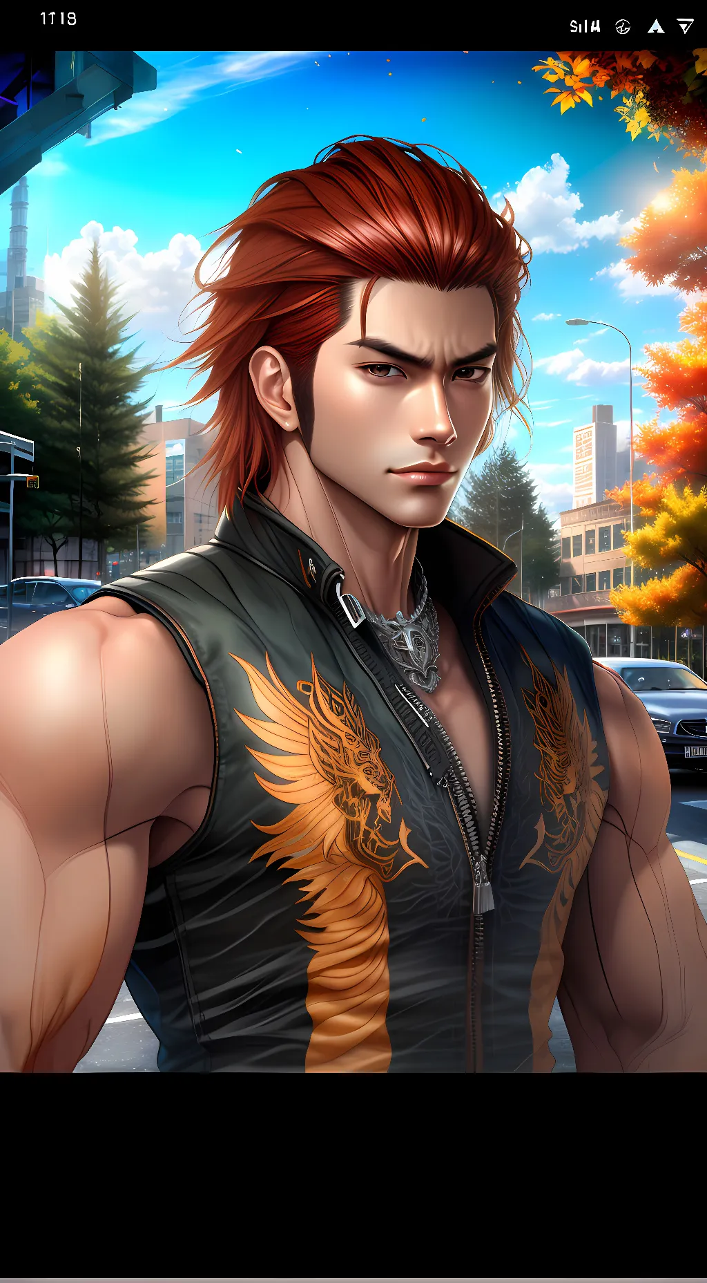 ai character: Hwoarang  background