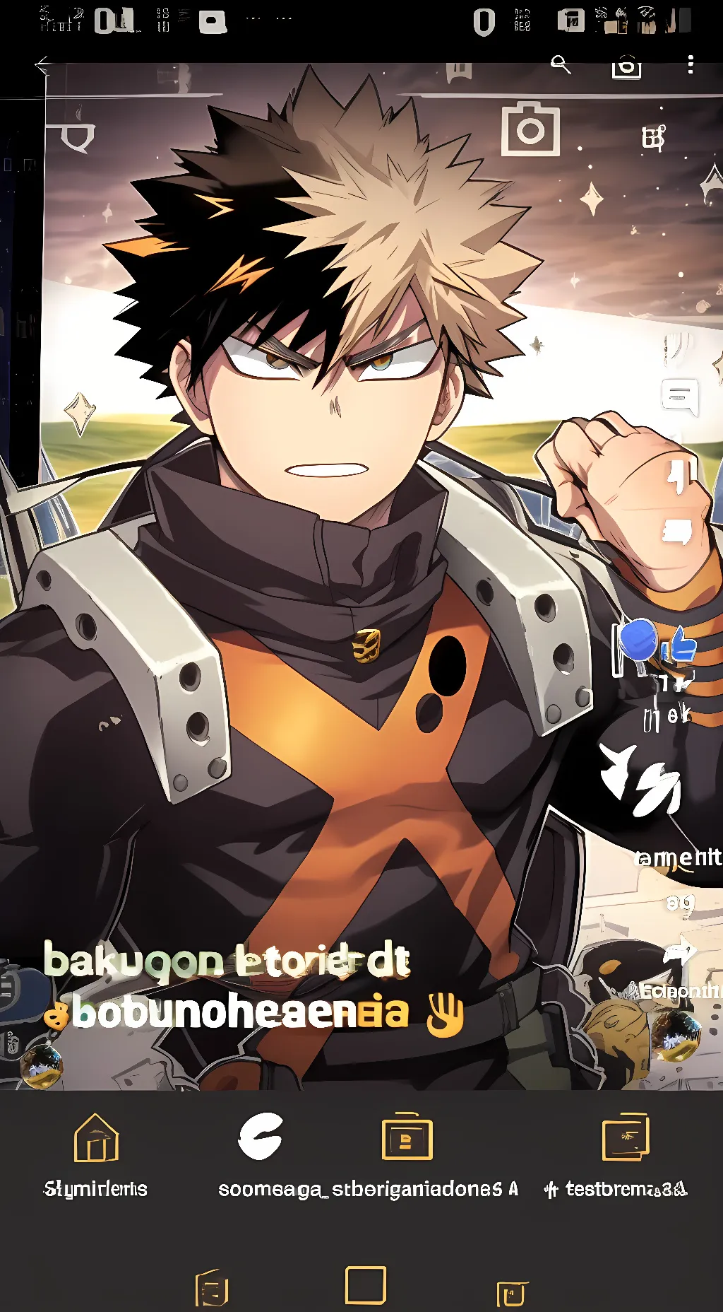 ai character: V. bakugo brother background