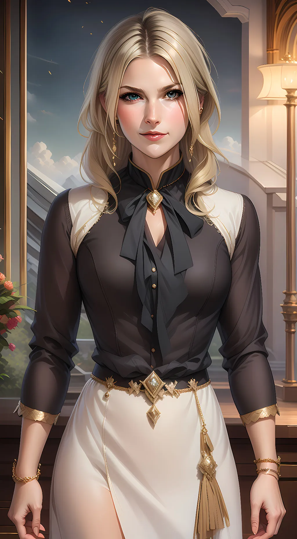 ai character: Lisa Sheridan background