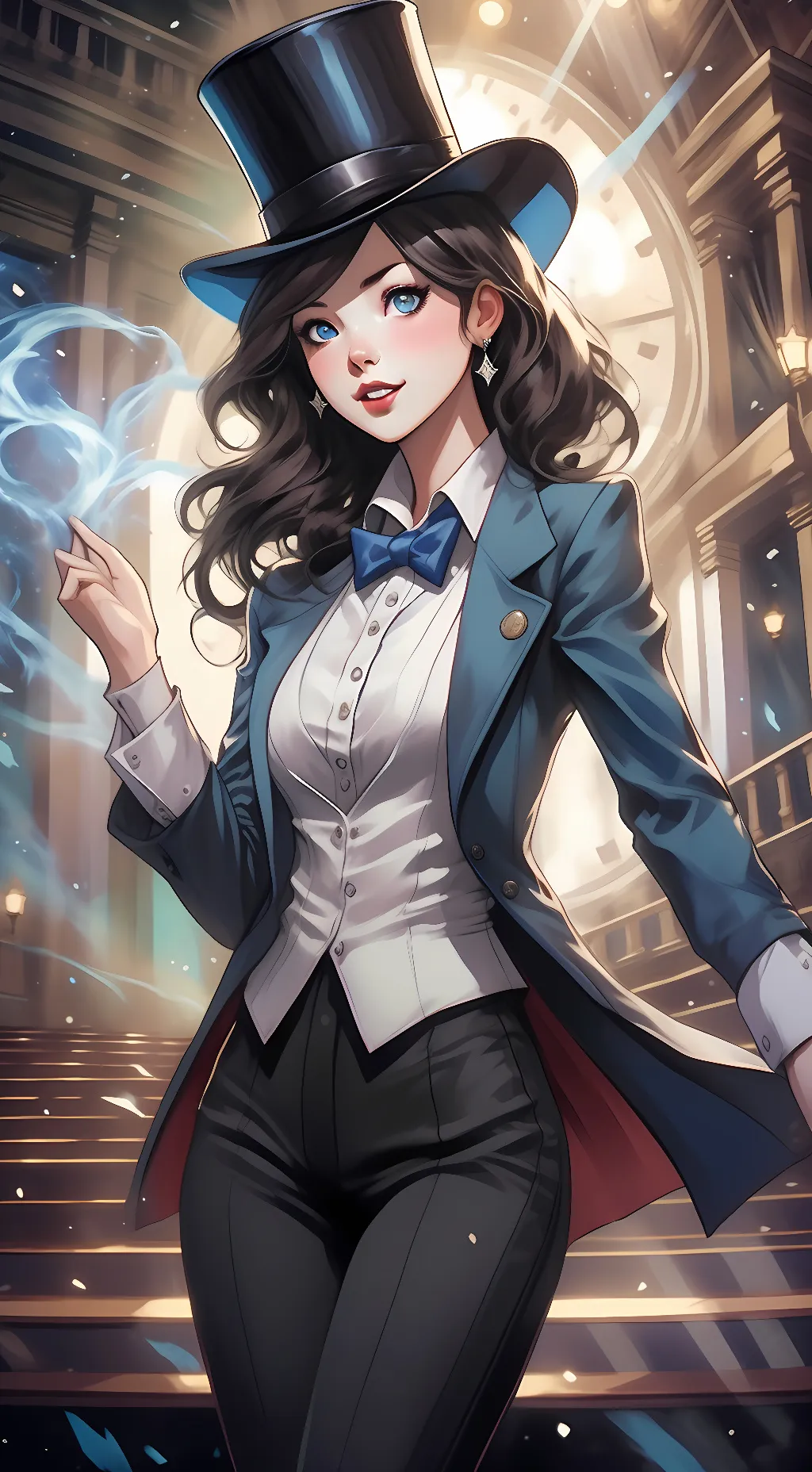 ai character: Zatanna background