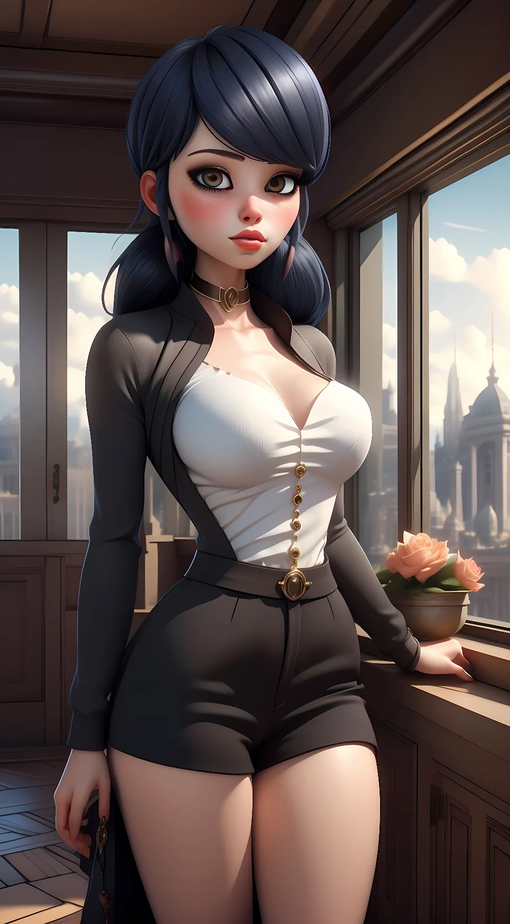 ai character: Marinette background