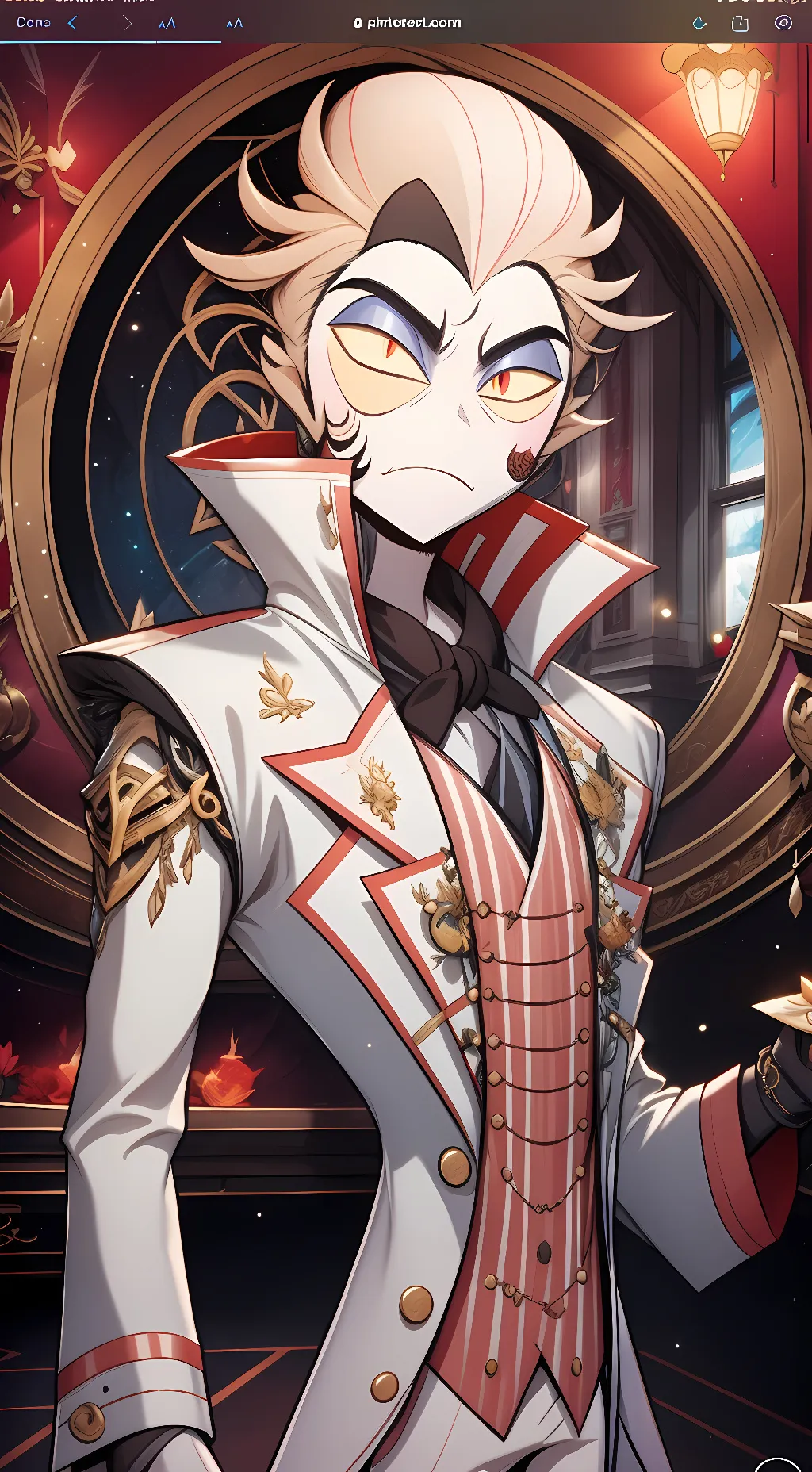 ai character: Lucifer (V2) background