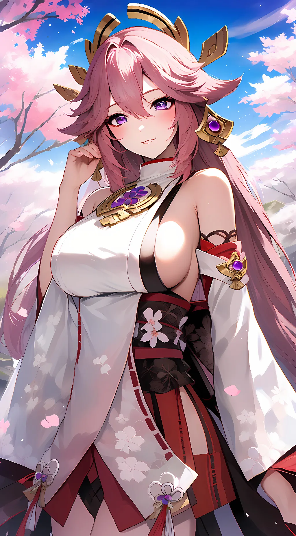 ai character: Yae Miko background
