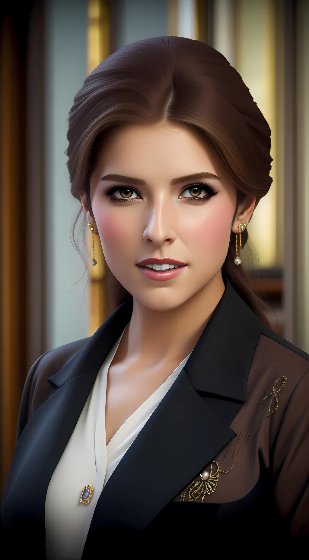 ai character: Anna Kendrick background