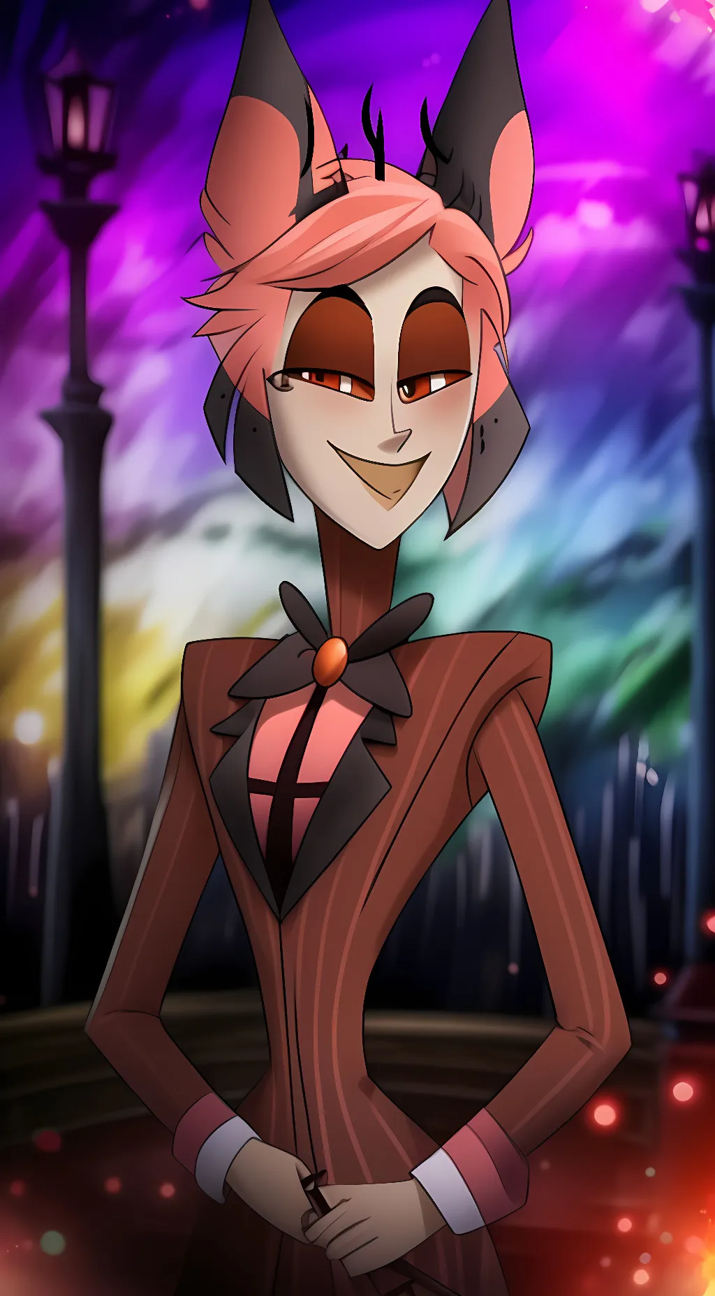 ai character: alastor  background