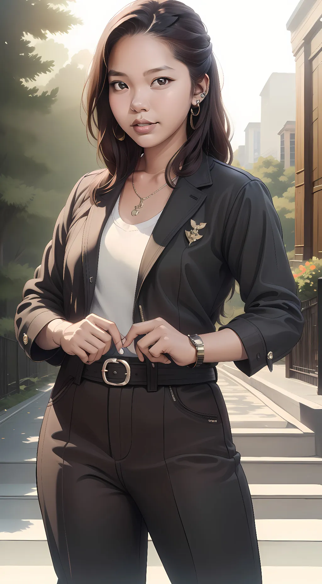 ai character: Hana background