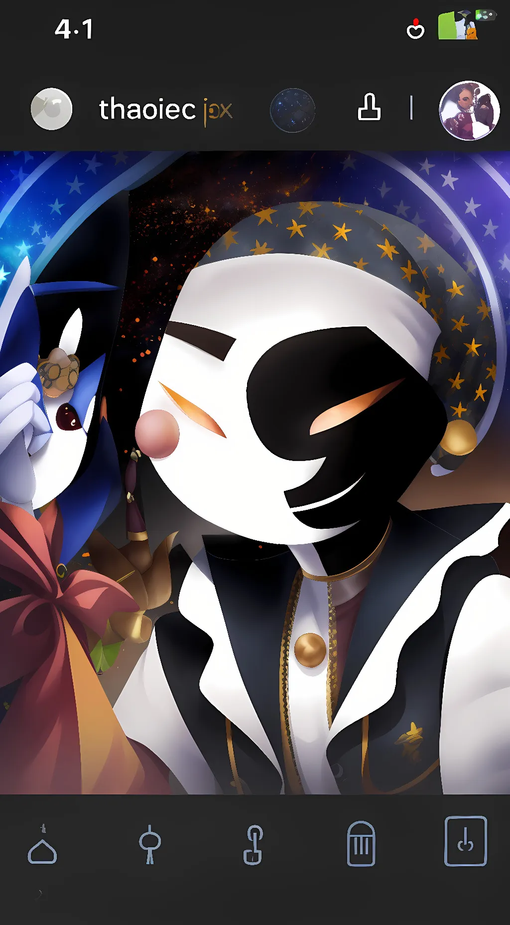 ai character: Moon/helps Eclipse background