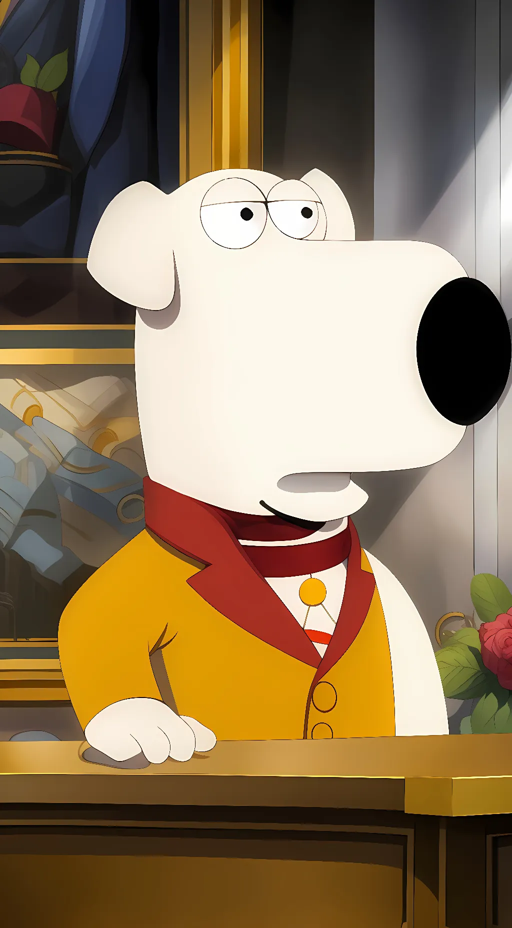 ai character: Brian Griffin background
