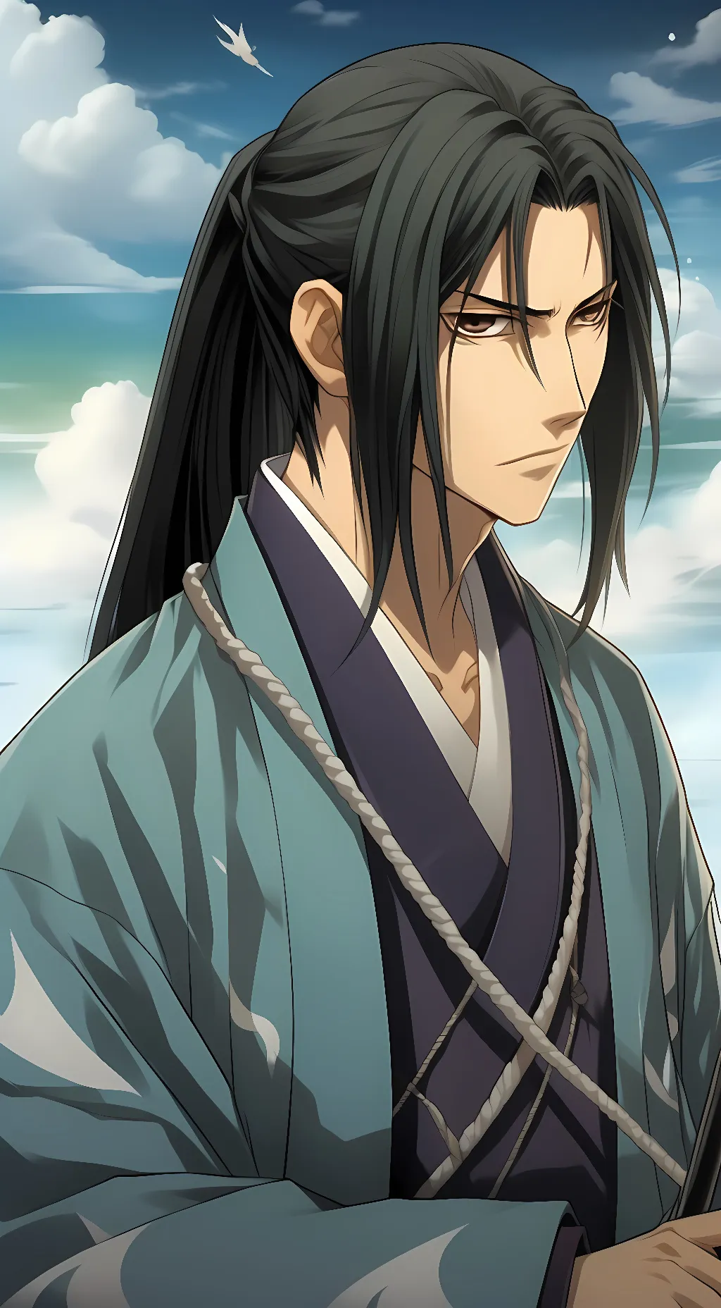 ai character: Toshizo Hijikata  background