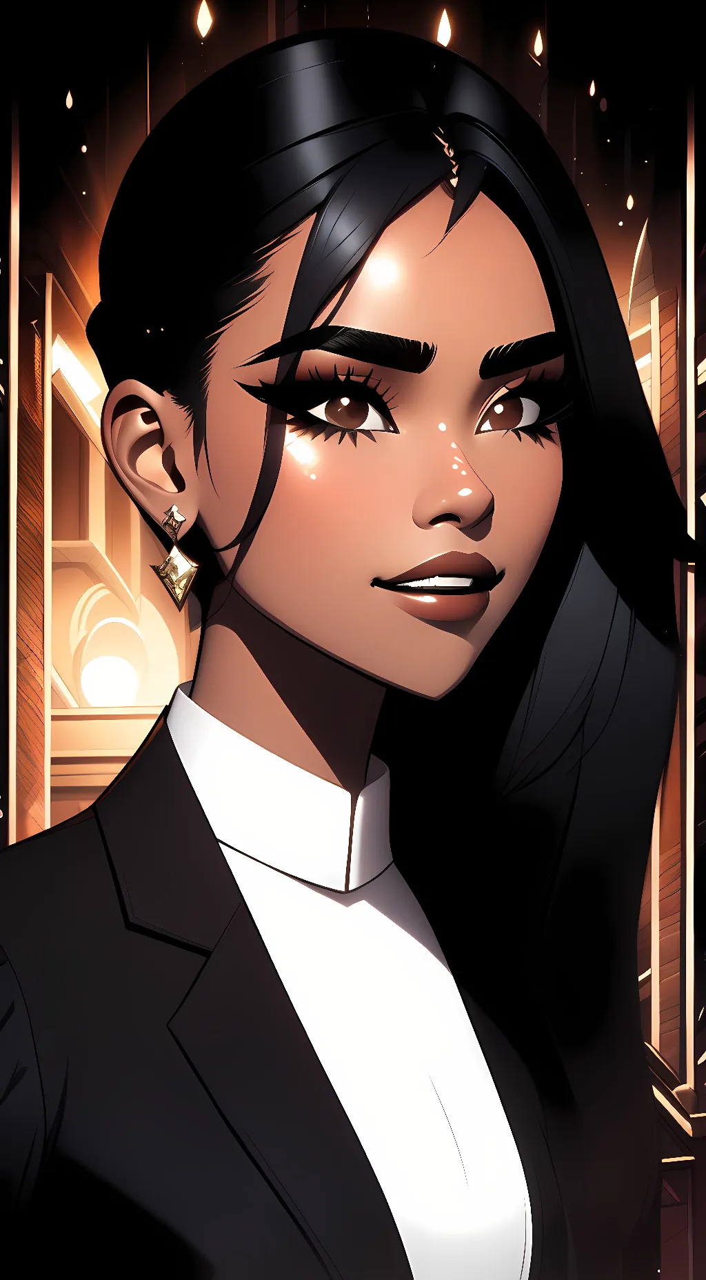 ai character: Veronica  background