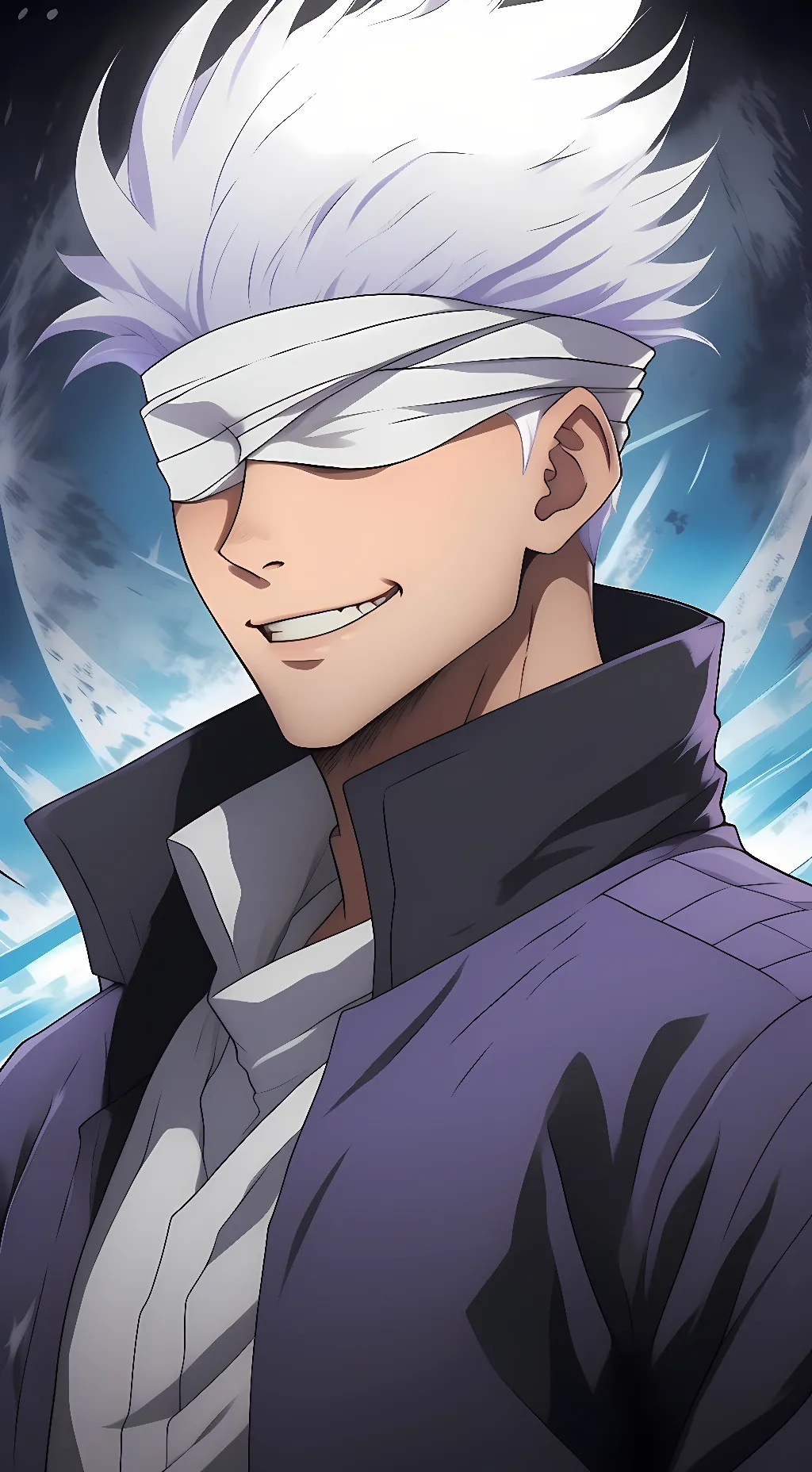 ai character: Satoru Gojo background